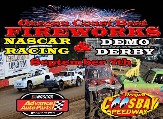 Demo Derby With FIREWORKS Saturday September 7th