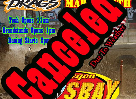 Season Opening Mud Drags Canceled 3-15-25