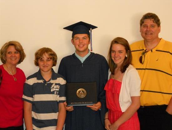 Jamie's 2011 Bachelor's Graduation from AIB Colleg