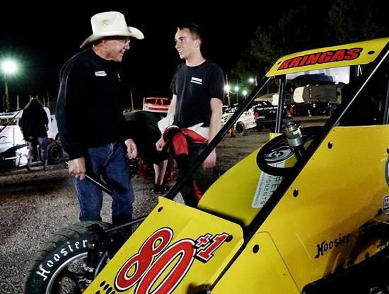 Johnny Kringas 2nd TQ  Midget Race