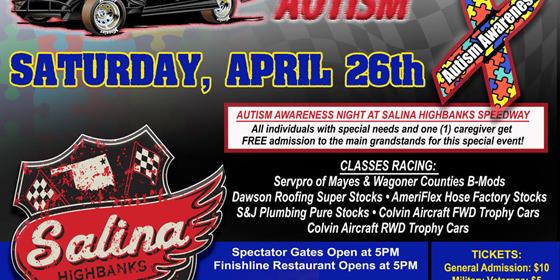 Point racing resumes Saturday on Autism Awareness Night