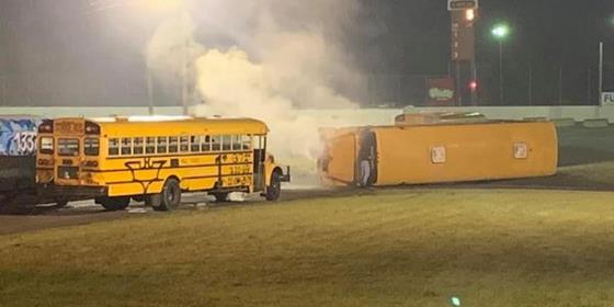 School Bus Figure 8's and  Destruction cap off Spectacular 2021 Season at Corrigan Oil Speedway Sept...