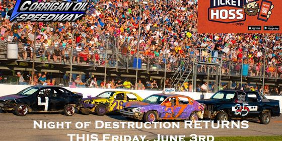NIGHT OF DESTRUCTION IS HERE! JUNE 3rd!