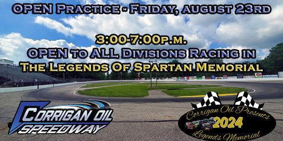 Optional Open Practice for The Legends of Spartan Memorial 08/23/2024