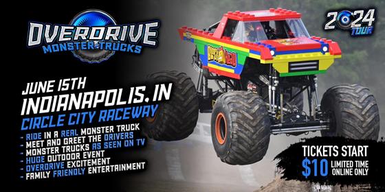 Overdrive Monster Trucks Coming to Circle City!