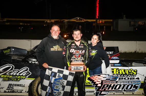 Tyler Clem parks Big Frog Motorsports No. 2 in All-Tech Raceway victory lane