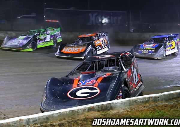 Parker Martin competes in DIRTcar Nationals at Volusia Speedway Park