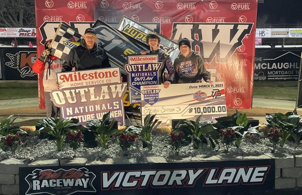 Steven Snyder, Jr. Sweeps the Milestone...