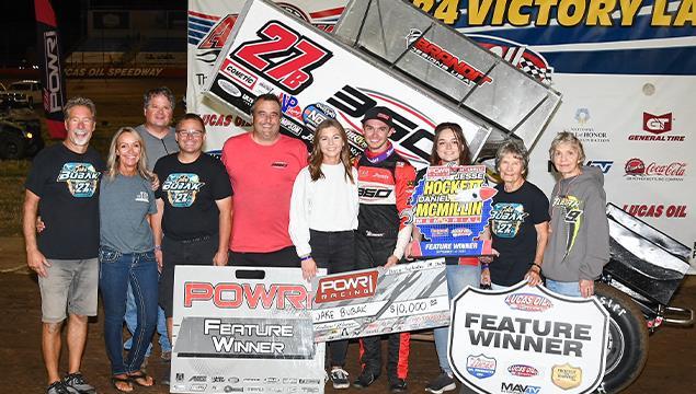 Jake Bubak Jockeys to Championship Night Checkers...