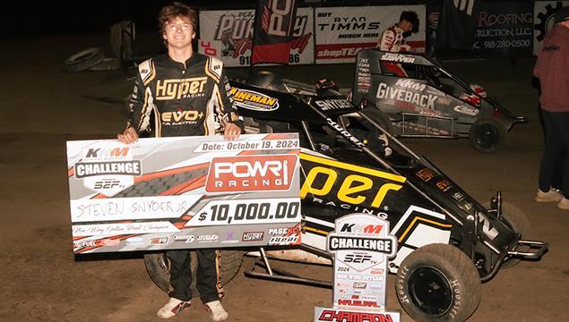 Steven Snyder Jr Successful in 2024 POWRi Outlaw N...