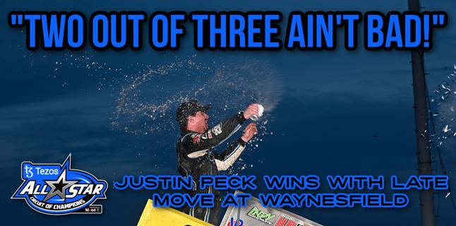 Justin Peck wins with late move at Waynesfield Rac...