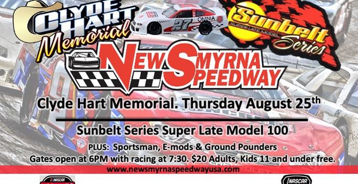 CLYDE HART MEMORIAL COMING UP THURSDAY AUGUST 25TH...