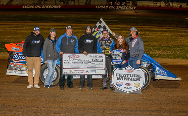 Thornton sails to victory at Lucas Oil Speedway