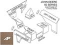 John Deere Cab Kit without Headliner - Brindle Brown
