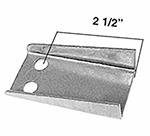 A&A Channel, 3/8 Holes 1-3/8 x 3 4/Pack