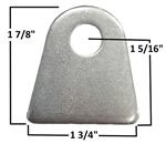 A&A Chassis Tab, 1/2 Hole 3/16 Steel 4/Pack
