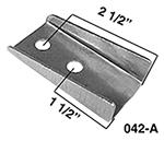 A&A Fuel Cell Bracket, 1-3/8 x  3  3/8 Holes 4/Pack