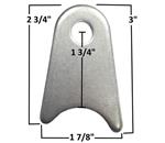 A&A Chassis Tab, 1/2 Hole  3/16 Steel 4/Pack
