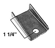 A&A Channel Tab, 1/4" Hole 7/8" x 1-1/2" 4/Pack