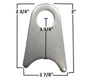 A&A Chassis Tab, 3/4" Hole  3/16" Steel 4/Pack