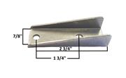 A&A Channel Tab, 1/4" Holes 7/8" x 3" 4/Pack
