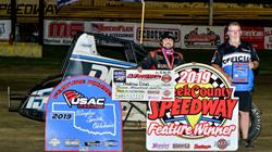 DEAL COMES UP ALL ACES AT CREEK COUNTY @ GRADY CHANDLER BENEFIT RACE