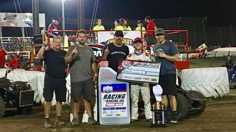 Seavey’s Second Career Victory Comes at Macon Speedway