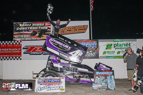 Johnny Smith Drives a Firecracker to Win First Career CRSA Feature at Thunder Mountain