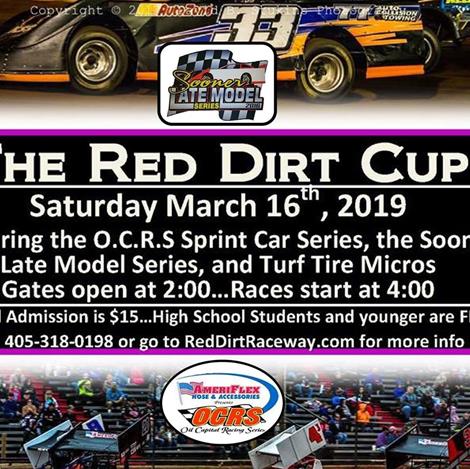OCRS Sprints, Sooner Late Models highlight the Red Dirt Cup Saturday at Red Dirt Raceway