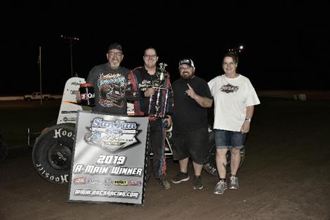 Josh Shipley Shines With San Tan Ford ASCS Desert Sprint Cars At Canyon Speedway Park