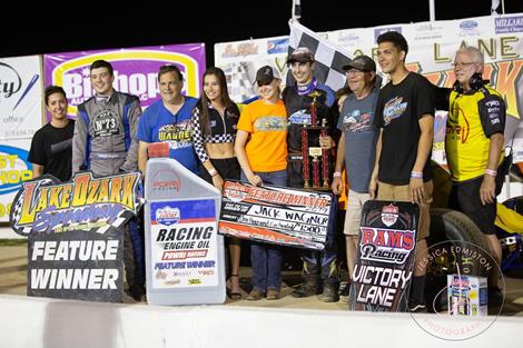 WAGNER SNAGS FIRST WAR WIN AT LAKE OZARK SPEEDWAY