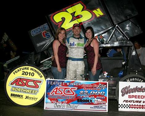 Gary Taylor Lights Up ASCS Northwest on a Sunday Night at Great Falls!