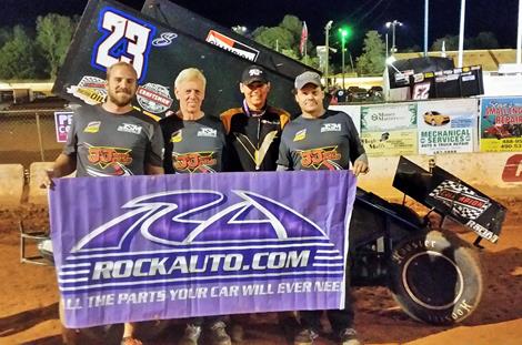 Starks Sweeps USCS Weekend in Carolinas Following Charge From 20th to Win