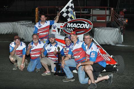 Patrick Bruns Takes D II Victory at Macon Speedway