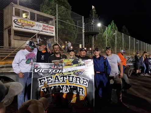 Joey Tardio Wins 2019 Jim’s Thriftway 100; Walters, Schott, “Crimson” Skies, Chandler, Little, And Logsdon Record July 6th Wins At Sunset