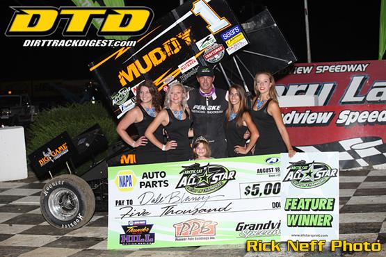 Dale Blaney Survives the Hill; Holds Off Swindell and Smith for Grandview Speedway All Star Victory