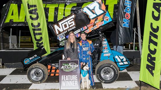 Sheldon Haudenschild goes wire-to-wire against All Stars to claim Bubba Army Winter Nationals finale at Bubba Raceway Park