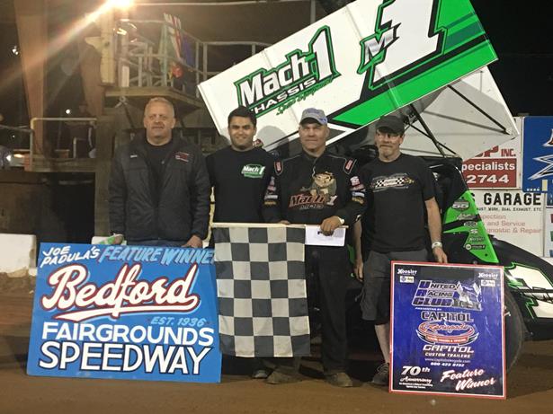 MARK SMITH ON TOP AT BEDFORD SPEEDWAY