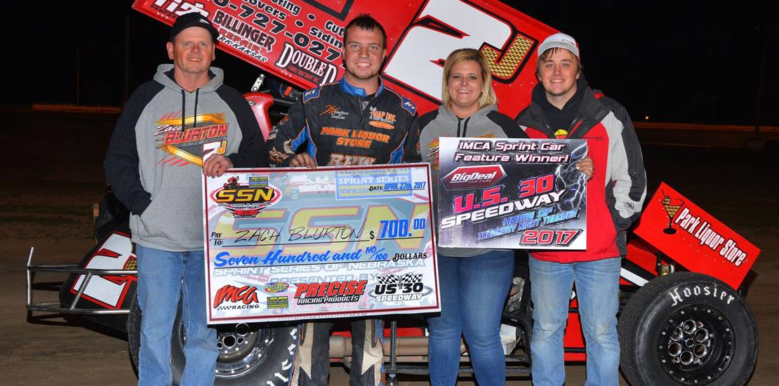Blurton Records First Feature Victory of the Seaso...