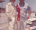 1973 Milwaukee Mile Driver Mike Mosley with car owner Ralph Wilke.