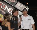 An Answer that even dumbfounds the announcer (Funderburk Racing Photo)