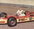 March 20, 1966 Phoenix International Speedway.
Leader Card Chief Mechanic A.J.Watson & Driver Johnny Rutherford before the USAC Indy event. Johnny would start 15th and finished 18th after dropping out with engine problems.