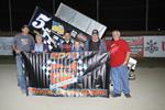 Brubaker earns 4th 410 win of year at Attica;