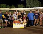 Bates Picks Up First Win of the Season, Davis, Knebel, Wolfe, McQuary Repeat at Creek County Speedway on Saturday Night