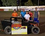 Bates Picks Up First Win of the Season, Davis, Knebel, Wolfe, McQuary Repeat at Creek County Speedway on Saturday Night