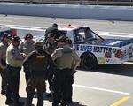 Donahue makes 2nd NASCAR start and supports Blue Lives Matters.......