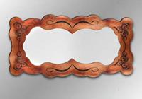 Copper Scroll Mirror