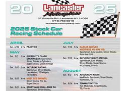 Official 2025 Stock Car and Drag Racing Schedules