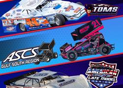 BIG 3 September 23, 2023 - TOMS, ASCS Gulf South Region and American Crate Late Models