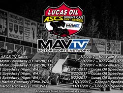 MAVTV Motorsports Network to Air 15 Lucas Oil ASCS